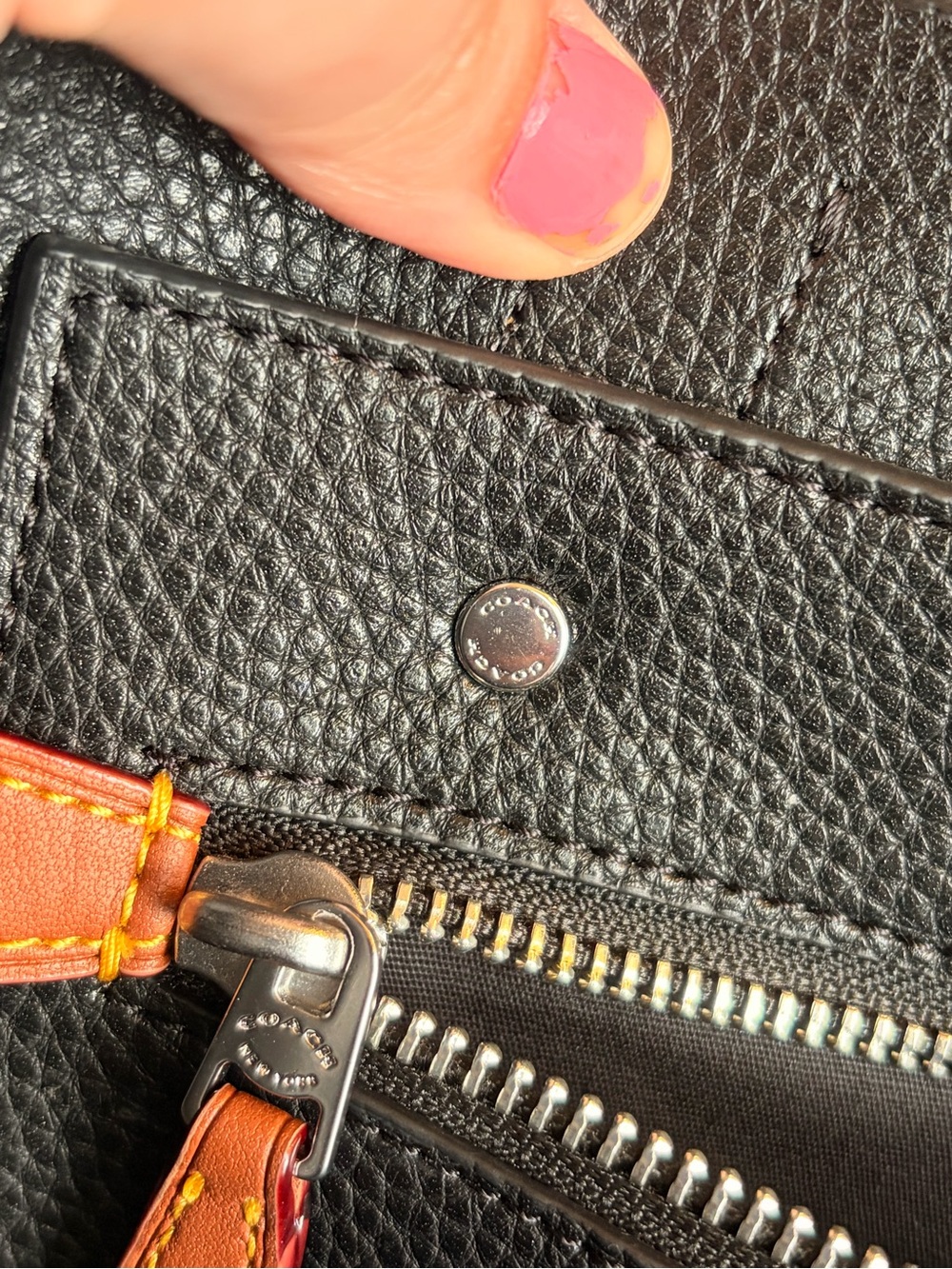 COACH XL Relay Tote in “Loved Leather” CBF28 - Picture 9 of 10